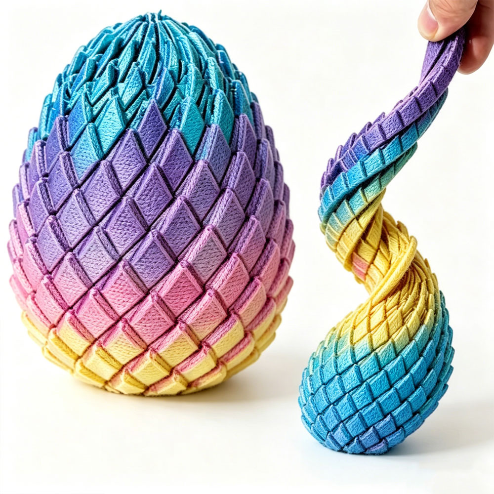 3D Printing Egg - 3Dプリントドラゴンエッグストレス解消おもちゃ 変形可能なツイストエッグ クリエイティブなフィジェットガジェット ストレス解消 デスクトップオーナメント ホームデコレーション