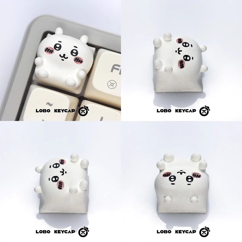 3D Printing Keyboard - Chiikawaed かわいいアニメメカニカルキーボードキーキャップ絶妙なアニメ周辺機器交換用キーキャップカスタム装飾キーボード