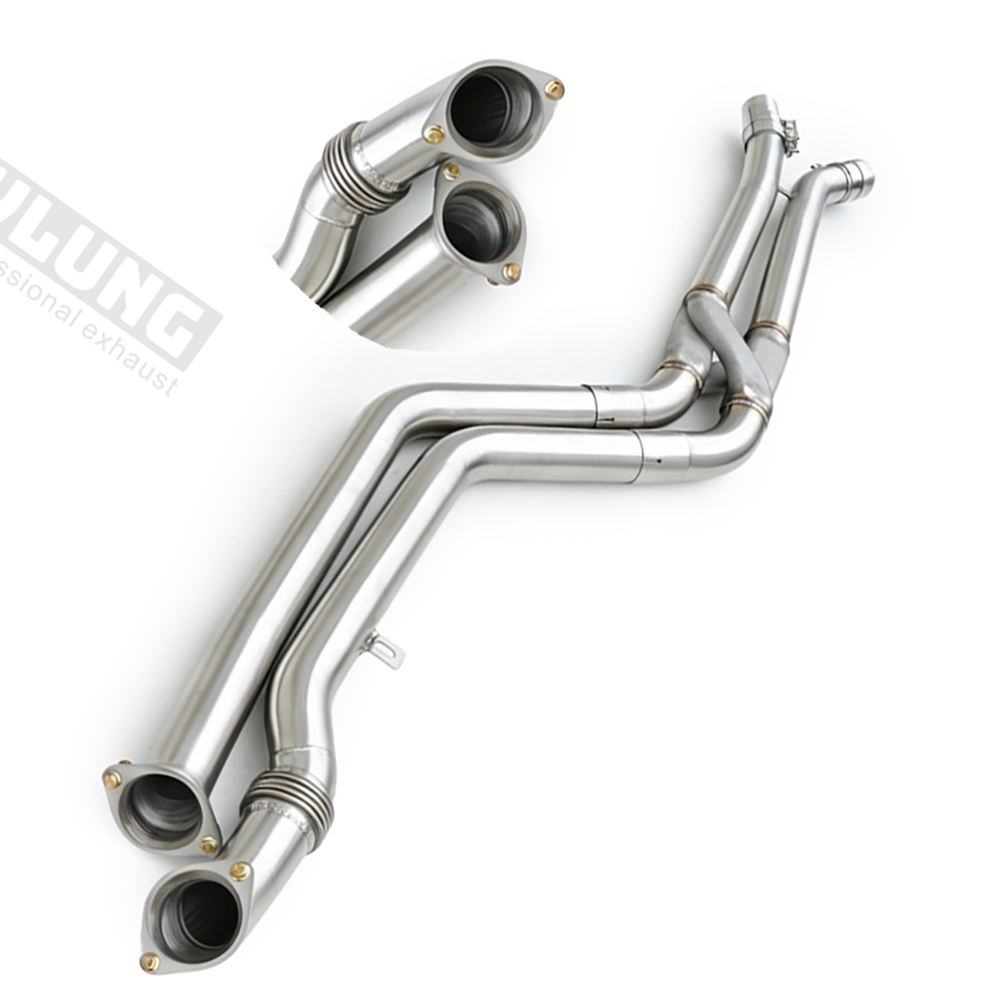 3D Printing Steel - 3Dプリント製Z型チューブ共振ミドルパイプ排気管、BMW G80 G81 M3 G82 M4