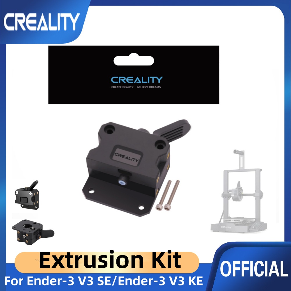 3D Printing Creality - Creality-直接駆動の3Dプリンター押出機キット,Ender-3,v3 ke,アップグレード,デュアルギア供給設計