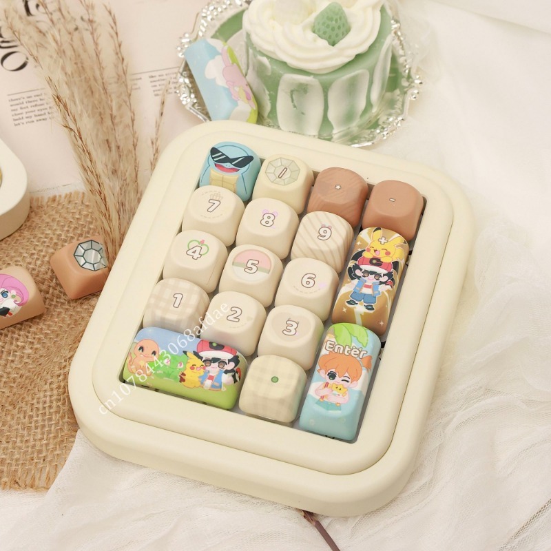 3D Printing Keyboard - アニメポケモンキーキャップ MOA 高さ 131 キー/セット昇華五面 PBT
