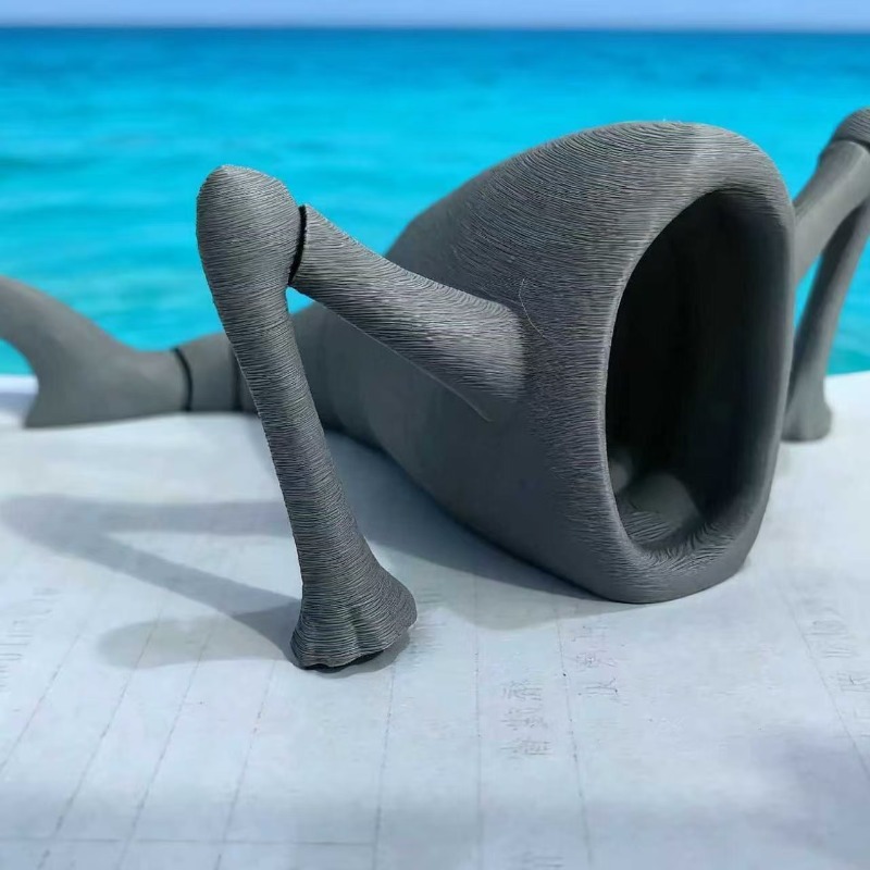 3D Printing Gif - 1/4pc 3D 印刷シーエーターブループグランマハアクションフィギュア模型玩具人形クリスマスギフト関節可動深海モンスター置物