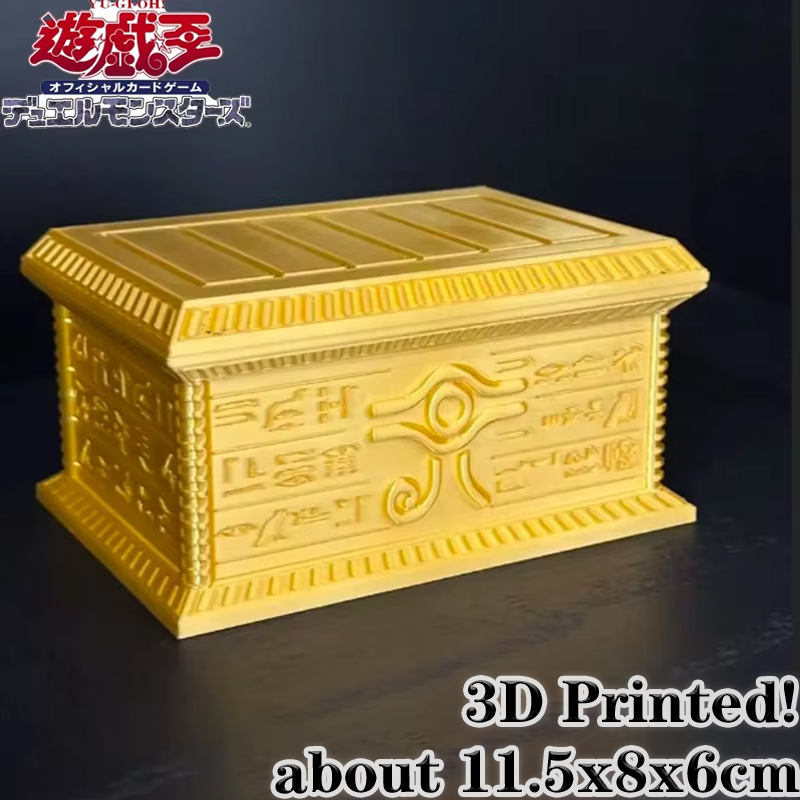 3D Printing Gif - 2026年最新 ユーギオーゴールドサルコファージ 3Dプリントカードホルダーボックス 磁気閉鎖式 デスクトップディスプレイ収納 アニメギフト