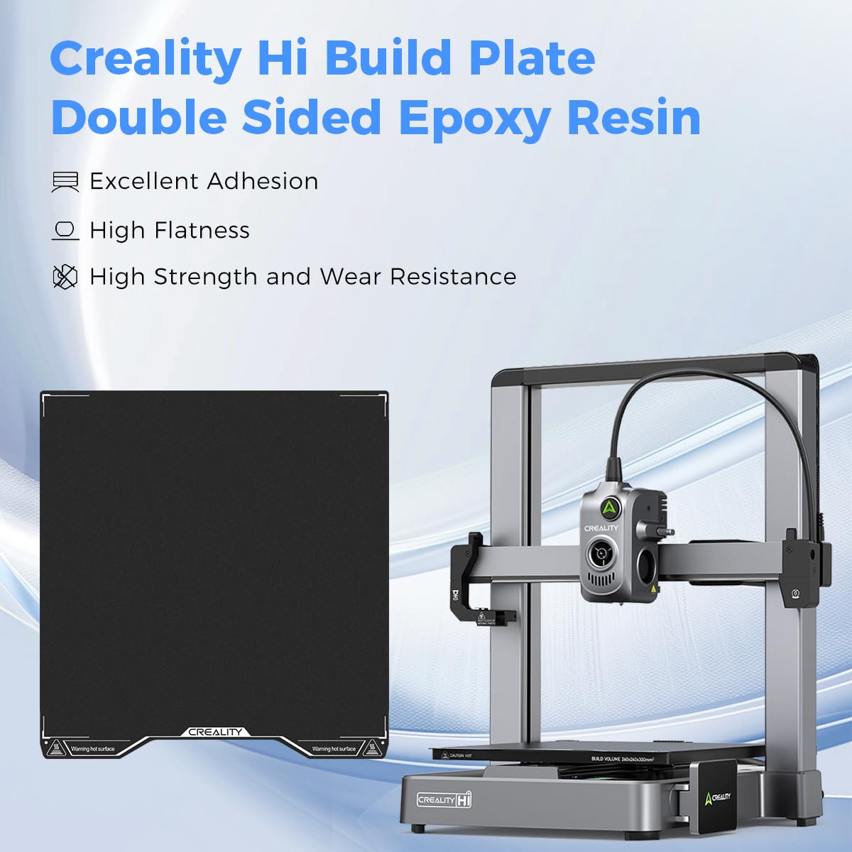 Creality Hi エポキシ樹脂ビルドプレート、280× - 3D Printing Creality のレビューと価格