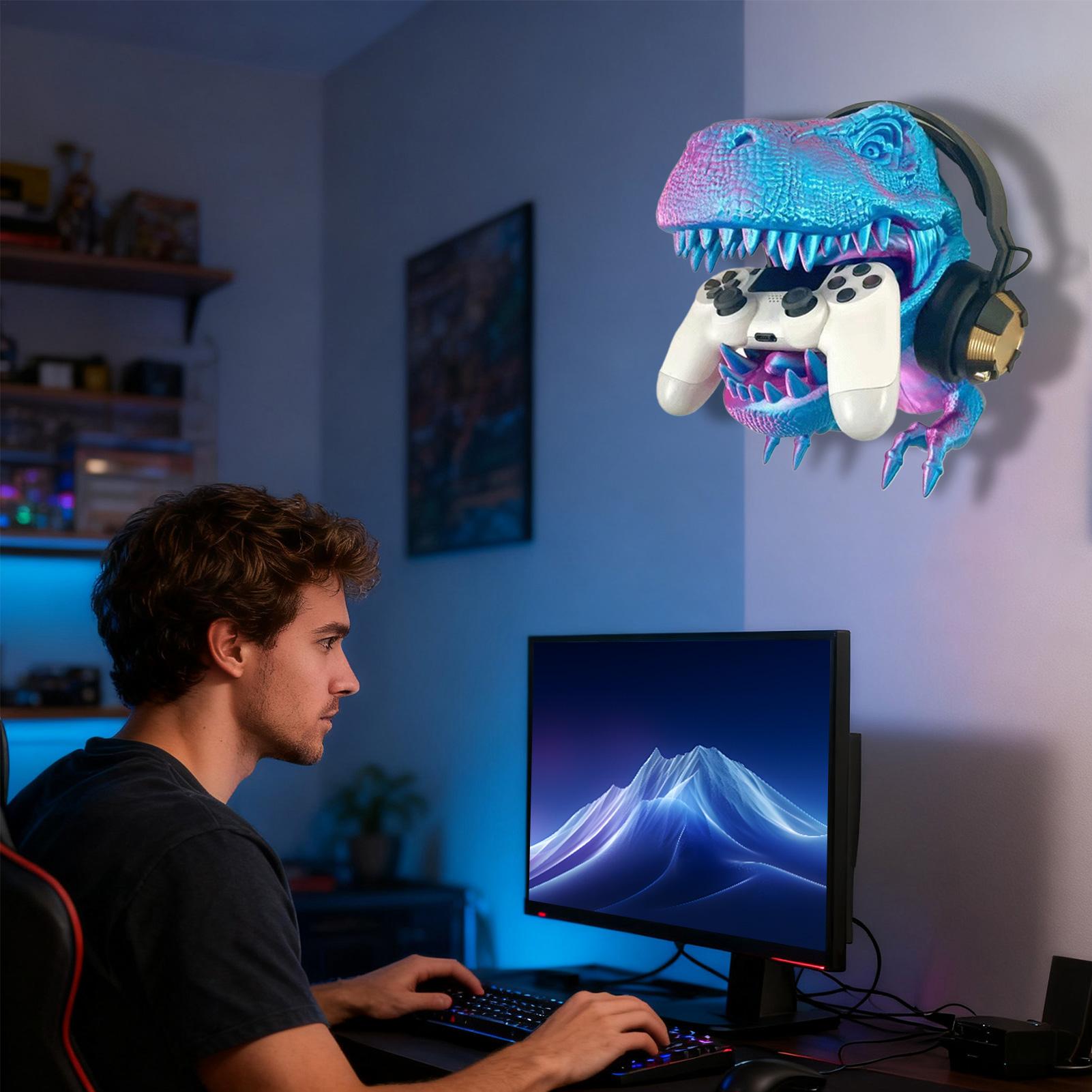 3Dプリントされたティラノサウルスレックスのヘッドホンとゲー - 3D Printing Room のレビューと価格