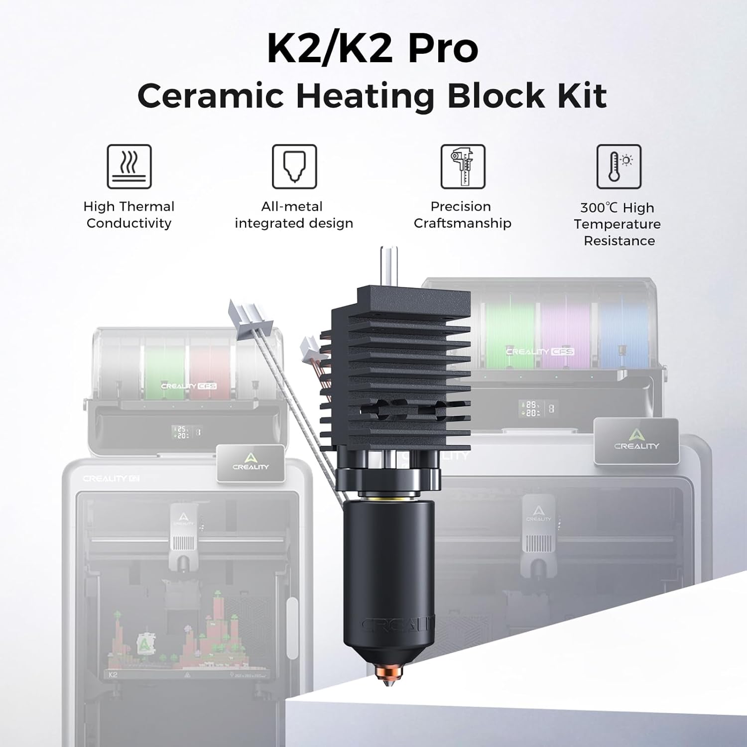 Creality公式 K2 /K2 Pro コンボ セラミッ - 3D Printing Creality のレビューと価格