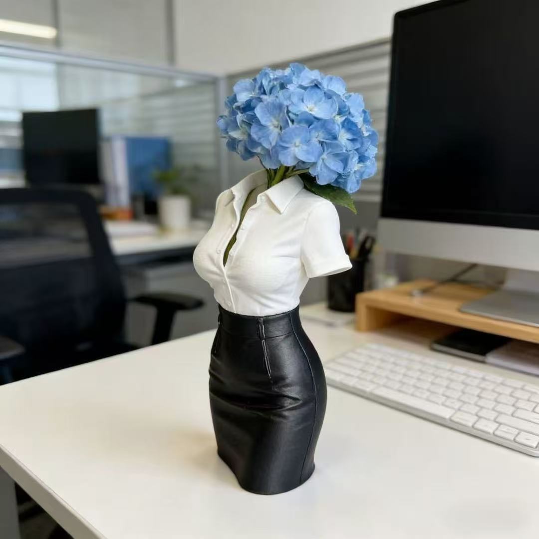3DプリントされたセクシーなOLボディの花瓶、クリエイティブ - 3D Printing Pot のレビューと価格