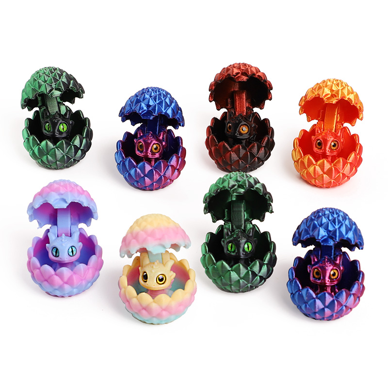 かわいい3Dプリントドラゴンの卵、ミニドラゴンのサプライズお - 3D Printing Egg のレビューと価格