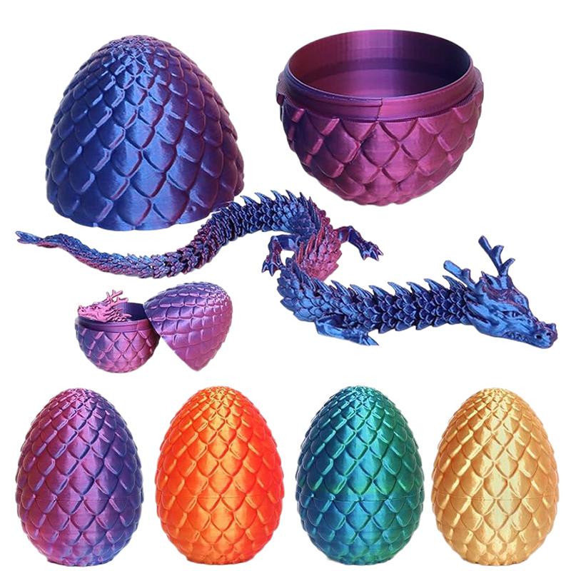 3D プリントされた 30 センチメートルドラゴンの卵関節式 - 3D Printing Egg のレビューと価格