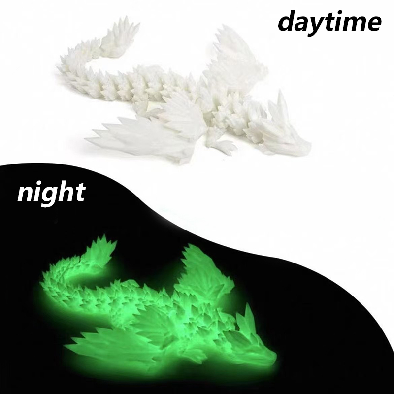 3D プリント恐竜可動エキノサウルス置物ドラゴン骨モデルデス - 3D Printing Gif のレビューと価格