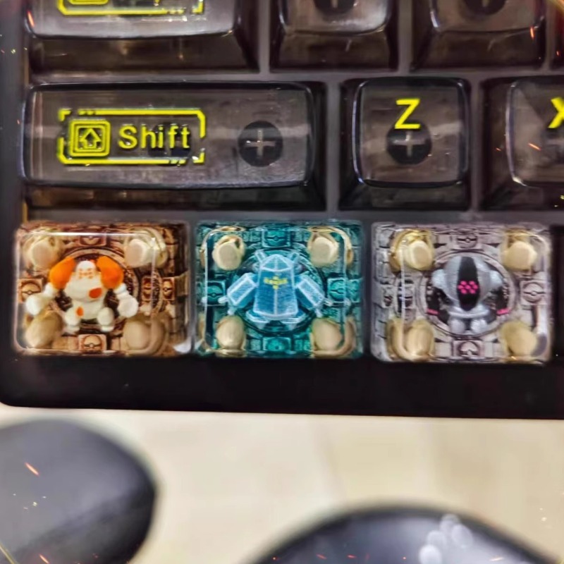 ポケモン アニメ キーキャップ 1U 1.25U 1.5U  - 3D Printing Keyboard のレビューと価格