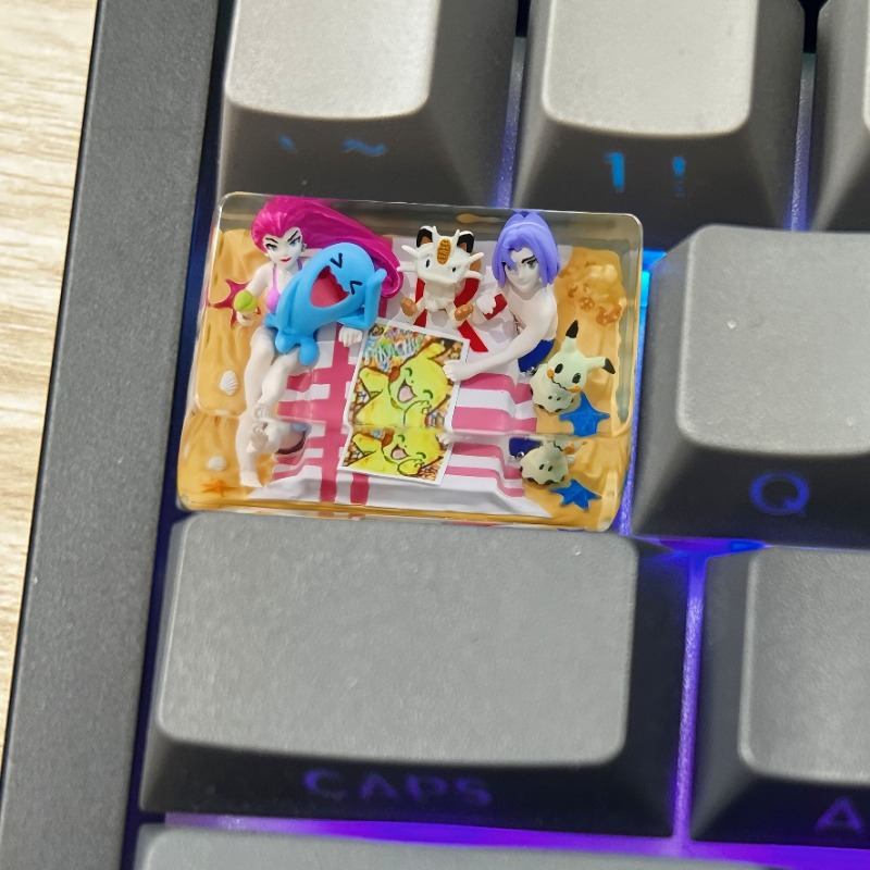 ポケモン アニメ キーキャップ 1U 1.25U 1.5U  - 3D Printing Keyboard のレビューと価格