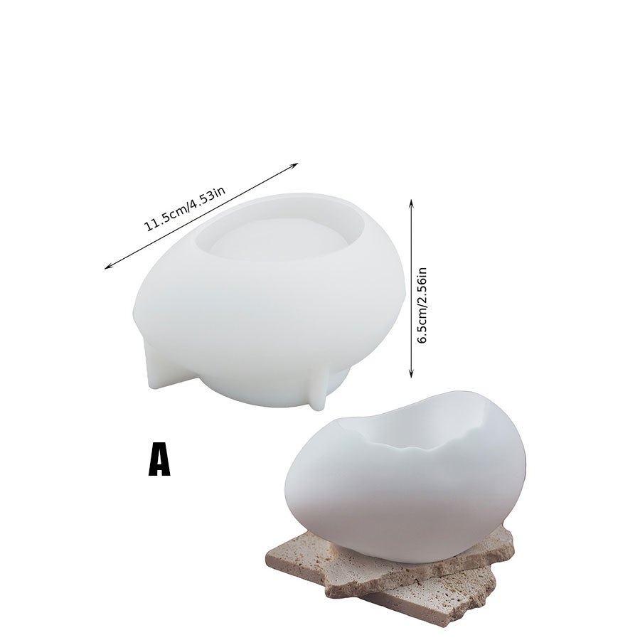 [樹脂型] DIY樹脂キャンドルホルダーと収納ボックス用のシ - 3D Printing Egg のレビューと価格