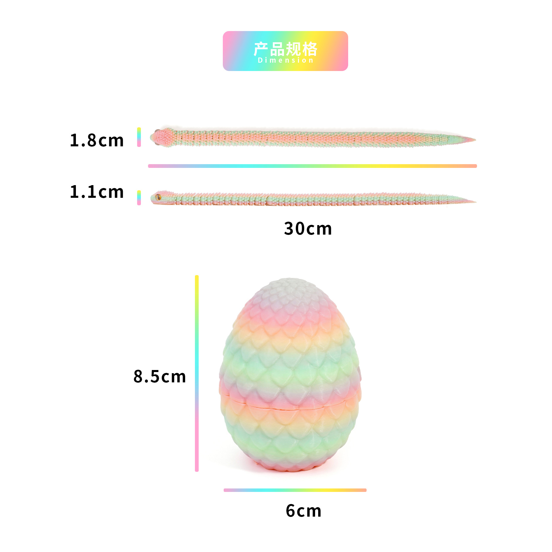 3Dプリントされたバイパー蛇モデルとドラゴンの卵セット、30 - 3D Printing Egg のレビューと価格
