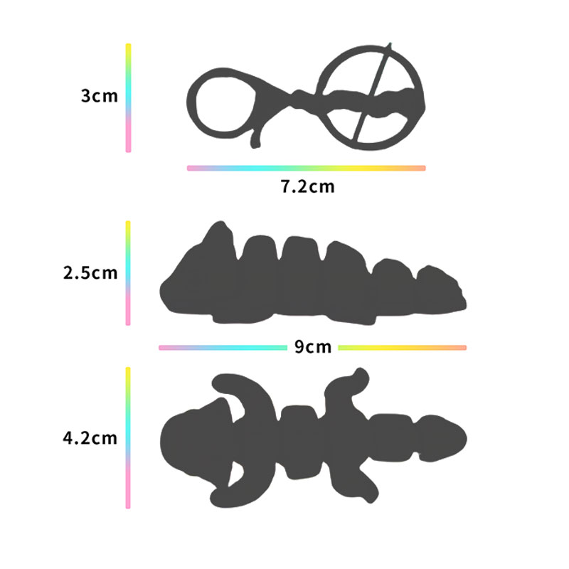 3Dプリントされたカメレオンキーホルダー、かわいい子猫と子犬 - 3D Printing Gif のレビューと価格