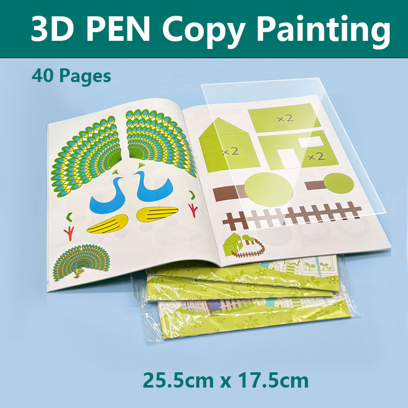 グラフィックテンプレートと絵画チュートリアル付きの3Dペン描 - 3D Printing Templates Free のレビューと価格
