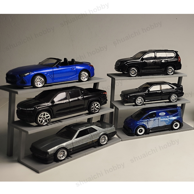 2 個の 3D プリント階層型ディスプレイスタンド、1/64 - 3D Printing Diecast Cars のレビューと価格