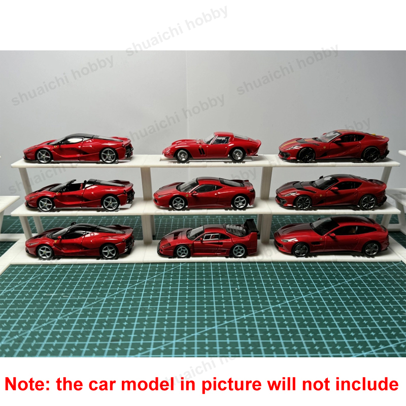 2 個の 3D プリント階層型ディスプレイスタンド、1/64 - 3D Printing Diecast Cars のレビューと価格
