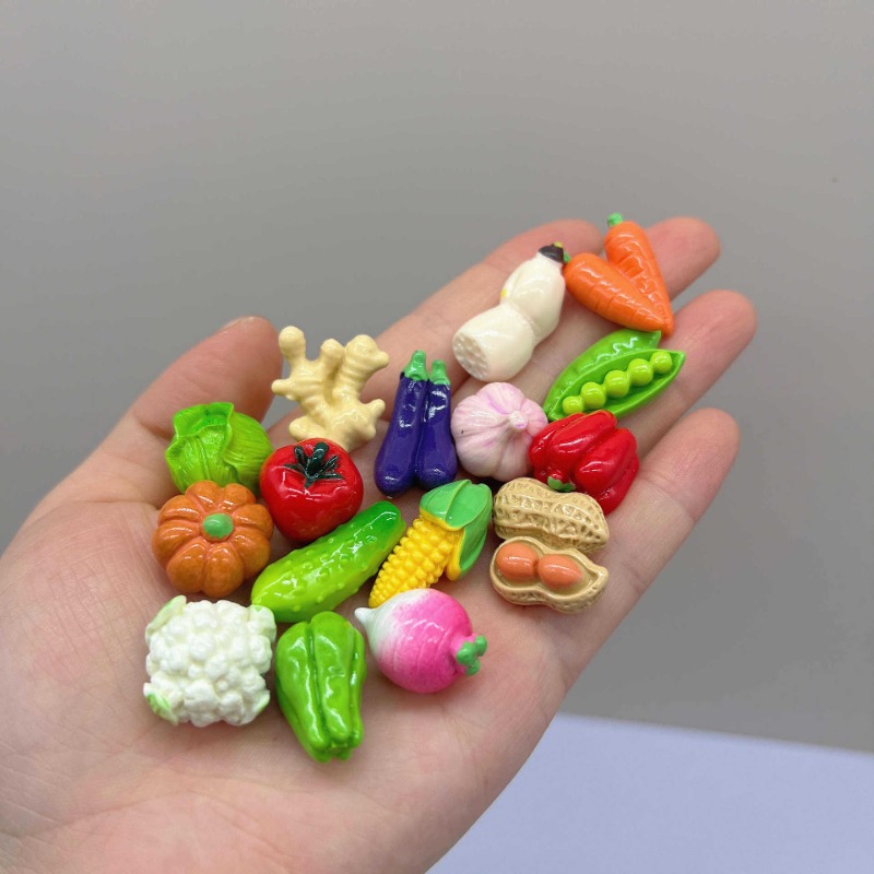 10 個かわいいミニ野菜 3D 樹脂置物植木鉢庭の装飾ミニチ - 3D Printing Pot のレビューと価格