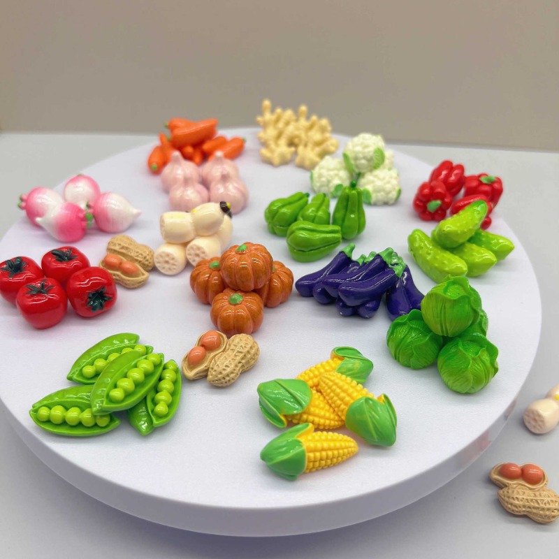 10 個かわいいミニ野菜 3D 樹脂置物植木鉢庭の装飾ミニチ - 3D Printing Pot のレビューと価格