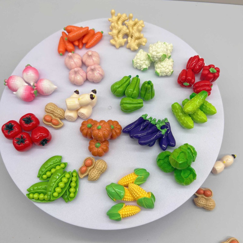 10 個かわいいミニ野菜 3D 樹脂置物植木鉢庭の装飾ミニチ - 3D Printing Pot のレビューと価格
