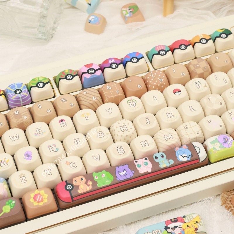 アニメポケモンキーキャップ MOA 高さ 131 キー/セッ - 3D Printing Keyboard のレビューと価格