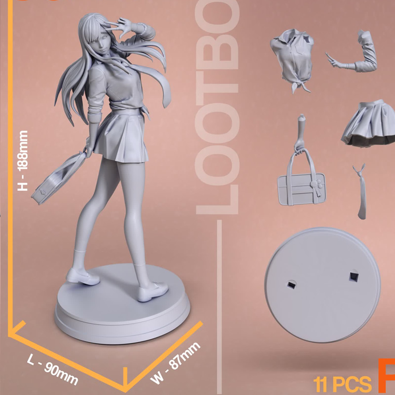 ゲームキャラクターの組み立てられた未塗装のカスタムジグソーパ - 3D Printing Abs のレビューと価格