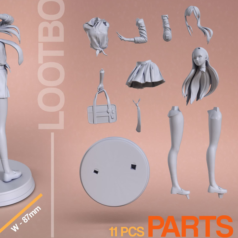 ゲームキャラクターの組み立てられた未塗装のカスタムジグソーパ - 3D Printing Abs のレビューと価格