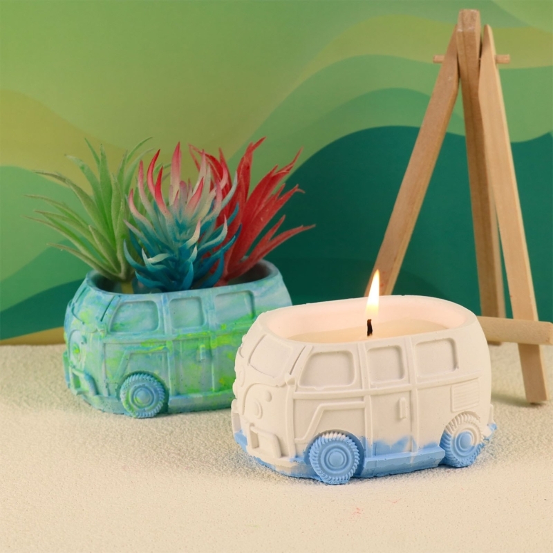 車の多肉植物植木鉢用シリコンモールド、3Dシリコンモールド、 - 3D Printing Pot のレビューと価格