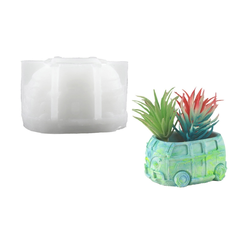 車の多肉植物植木鉢用シリコンモールド、3Dシリコンモールド、 - 3D Printing Pot のレビューと価格