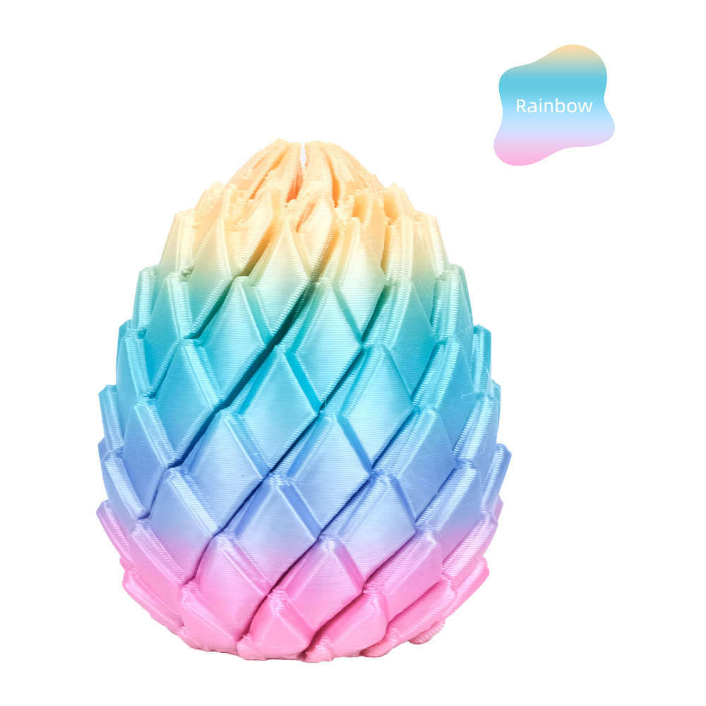 3Dプリントドラゴンの卵、拡張可能な松ぼっくりストレス解消お - 3D Printing Egg のレビューと価格