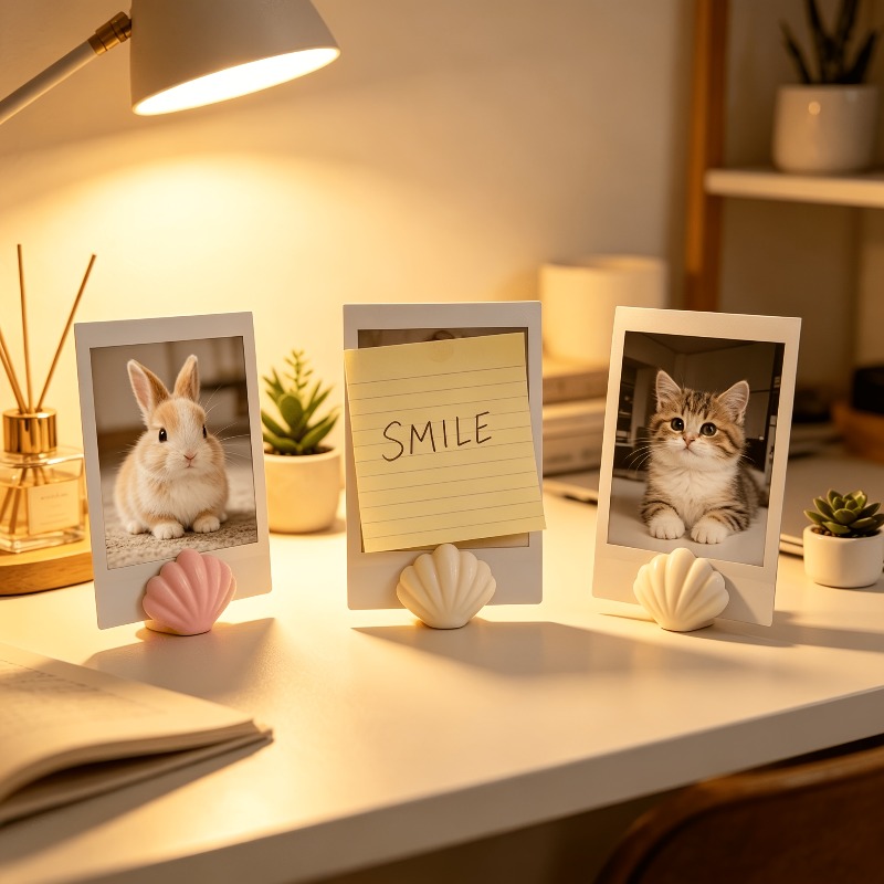 シェル＆コンクフォトクリップ4個、3Dプリントデスクトップス - 3D Printing With Pp のレビューと価格
