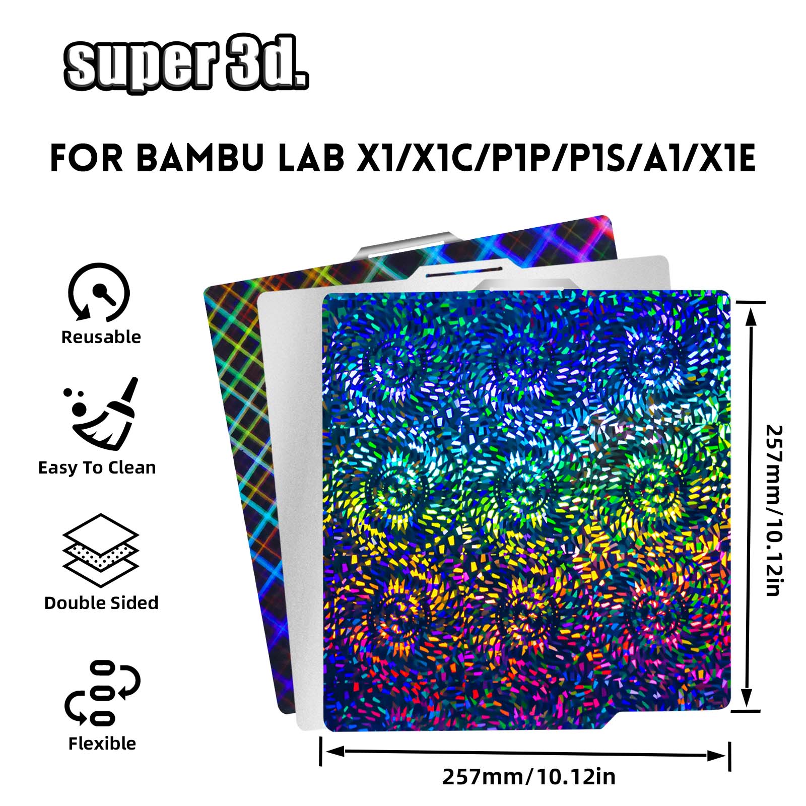 Bambu Lab A1 P1P P1S Smooth X1 - 3D Printing X1 Carbon のレビューと価格